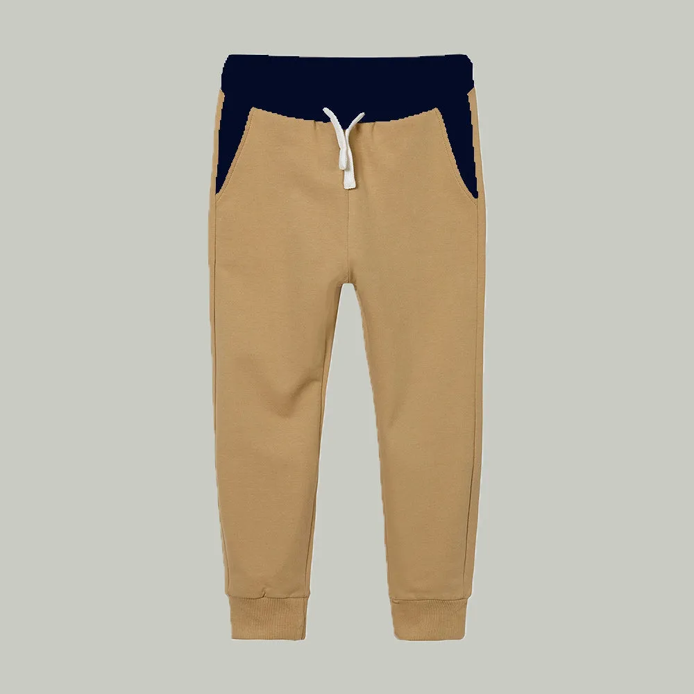 5.10.15 Contrast Belt and Pocket Caramel   Terry  Trouser 12811
