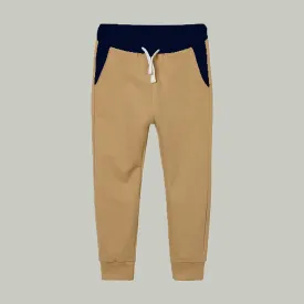 5.10.15 Contrast Belt and Pocket Caramel   Terry  Trouser 12811