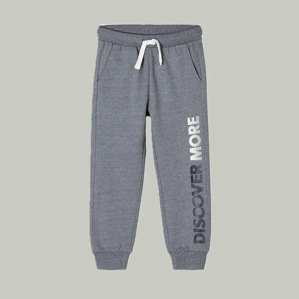 5.10.15 Discover More White Cord Dark Grey Light Fleece Trouser 12724