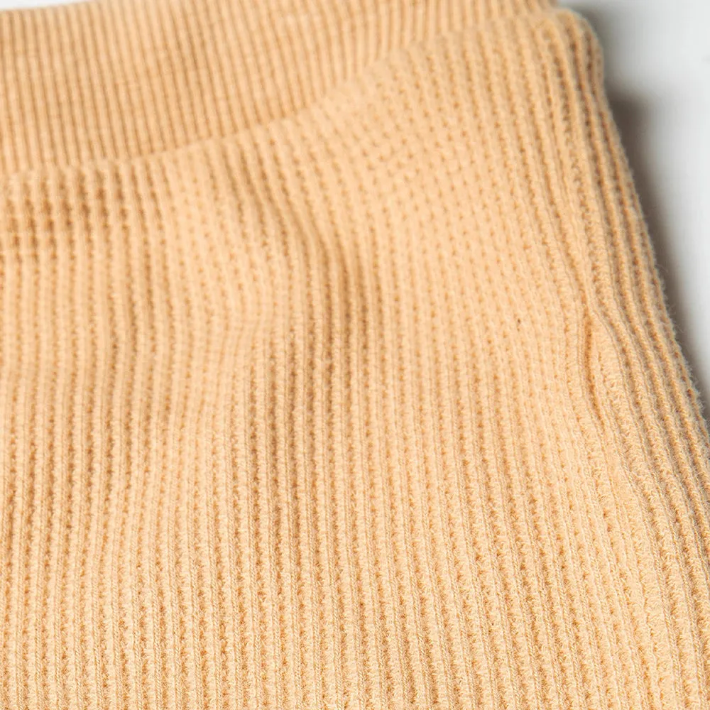 5.10.15  Dotted Knit Fabric Black and White Cord Skin Trouser 12738