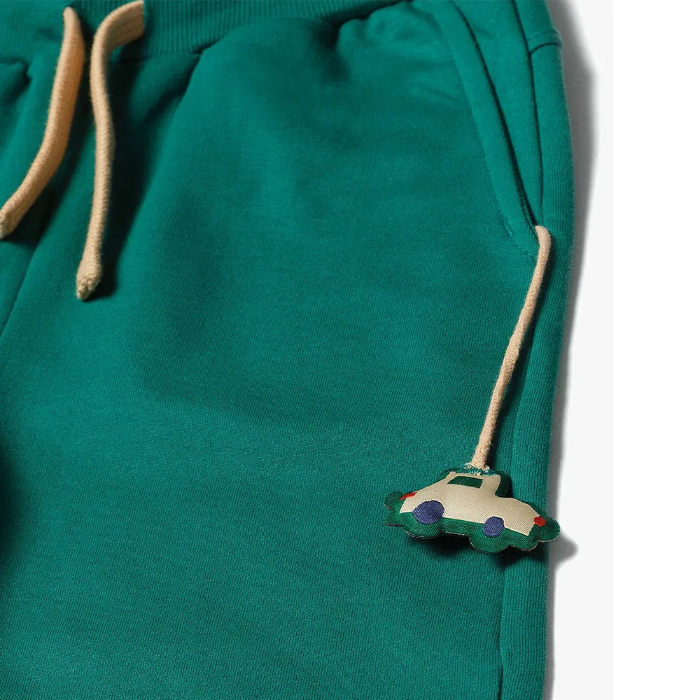 5.10.15 Knee Patch Car Hanging Green   Terry  Trouser 12809