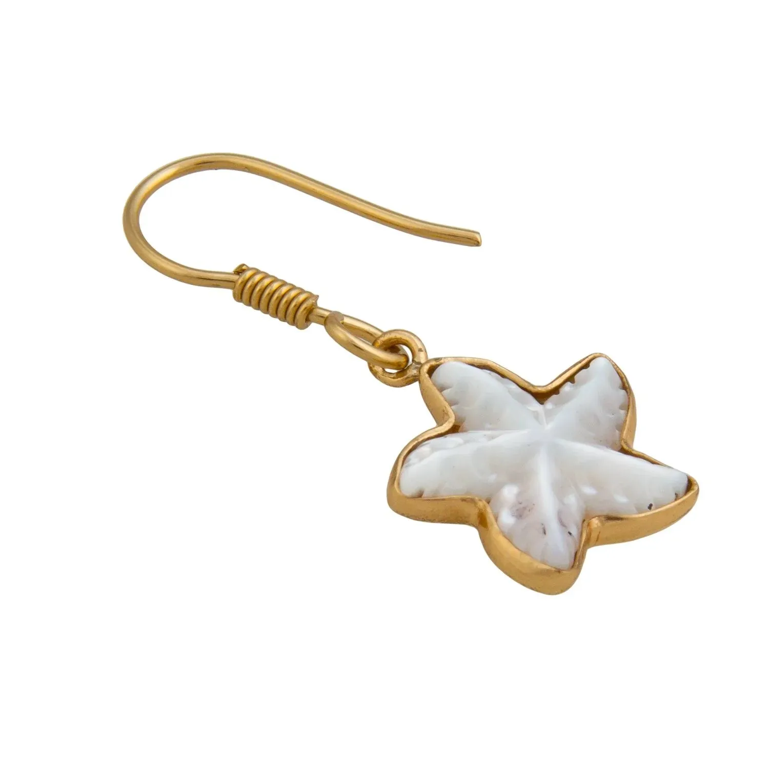 Charles Albert Mother of Pearl Starfish Drop Earring