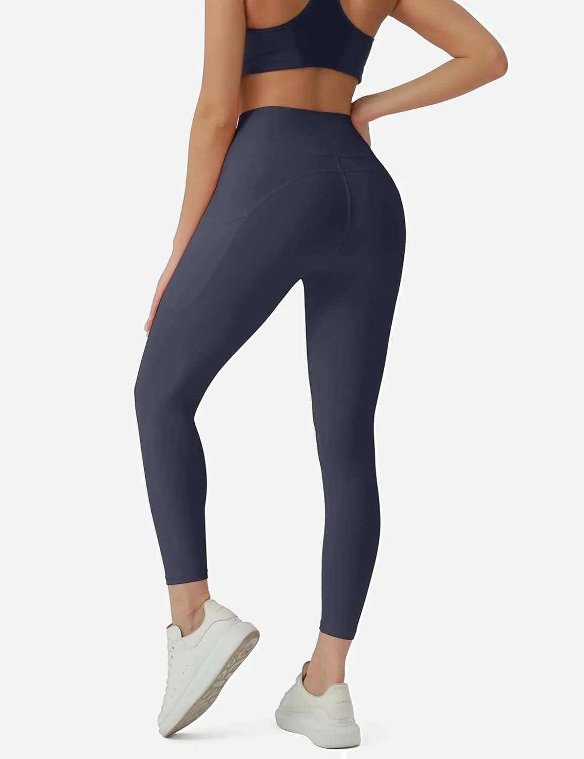 CHARMKING High Waisted Leggings for Women No Front Seam Soft Tummy Control Pants Non See Through Workout Yoga Pants