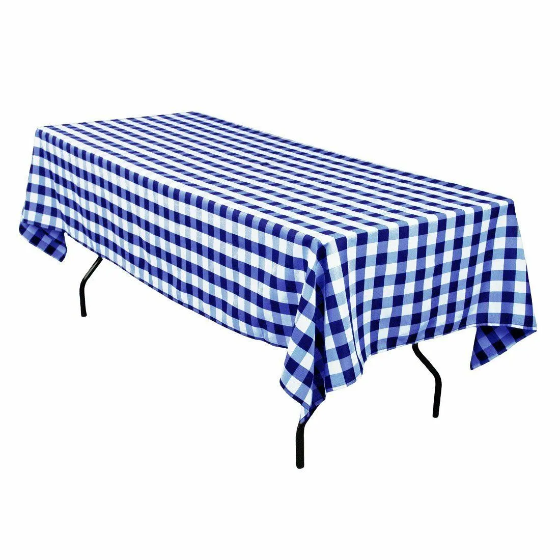 Checkered Tablecloths 60"× 108" Rectangular Gingham 100% polyester 4 COLORS