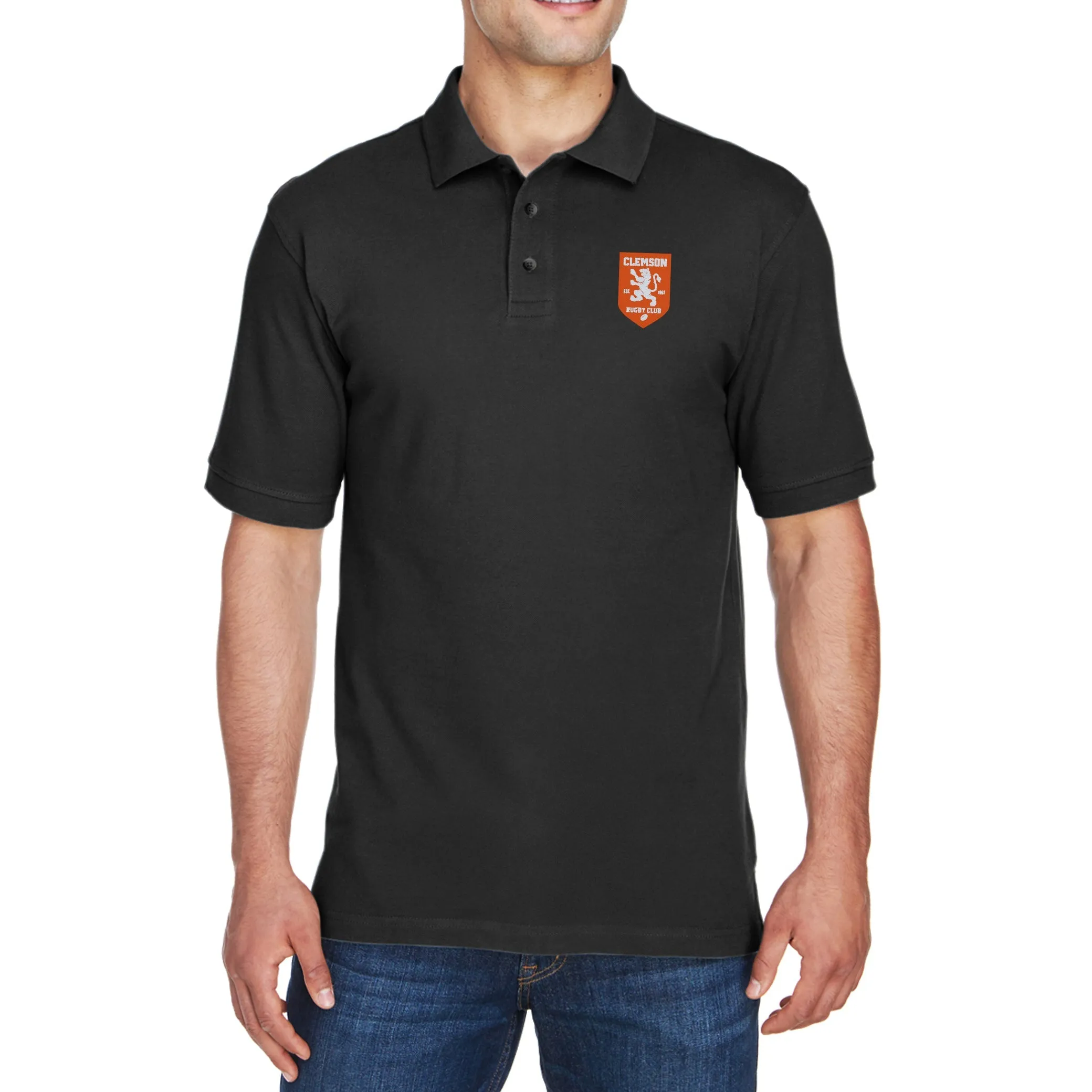 Clemson Rugby Cotton Polo