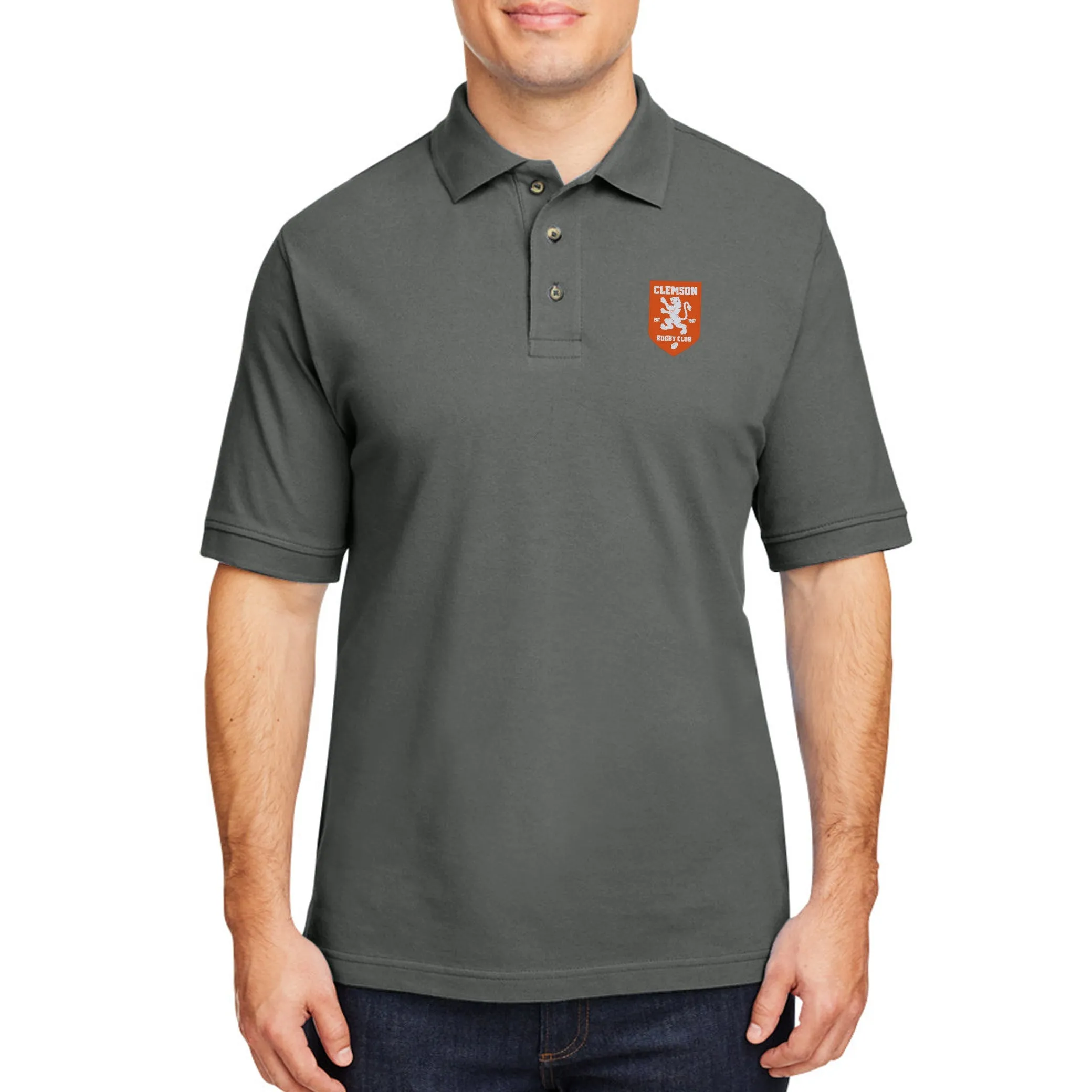 Clemson Rugby Cotton Polo