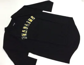 Deadline 87 Jersey Golden Tiger Camo Raglan 3/4 Sleeves Tee Black