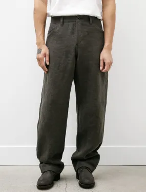 Four Pocket Pant Butcher Linen Anthracite
