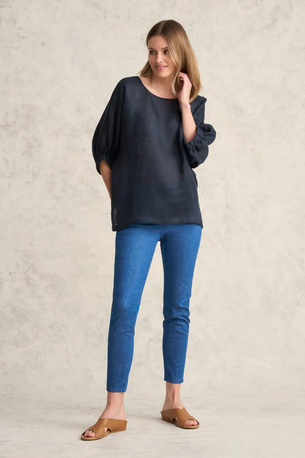 French Linen Stripe Tunic