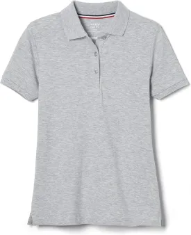 French Toast Women's Short Sleeve Stretch Pique Polo Shirt
