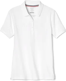 French Toast Women's Short Sleeve Stretch Pique Polo Shirt