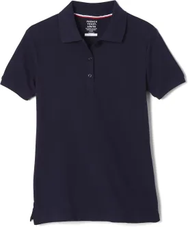 French Toast Women's Short Sleeve Stretch Pique Polo Shirt