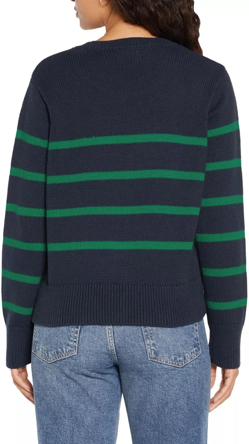 GAP Women's Sweaters, 100% Cotton Ladies Sweaters, Lightweight Crewneck Knit Womens Pullover