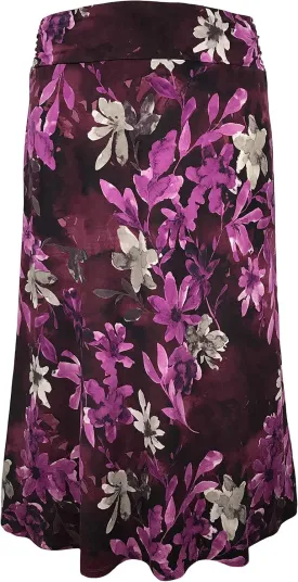 LEEBE Women and Plus Size Rushed Waist A-Line Casual Maxi Skirt (Small-5X)