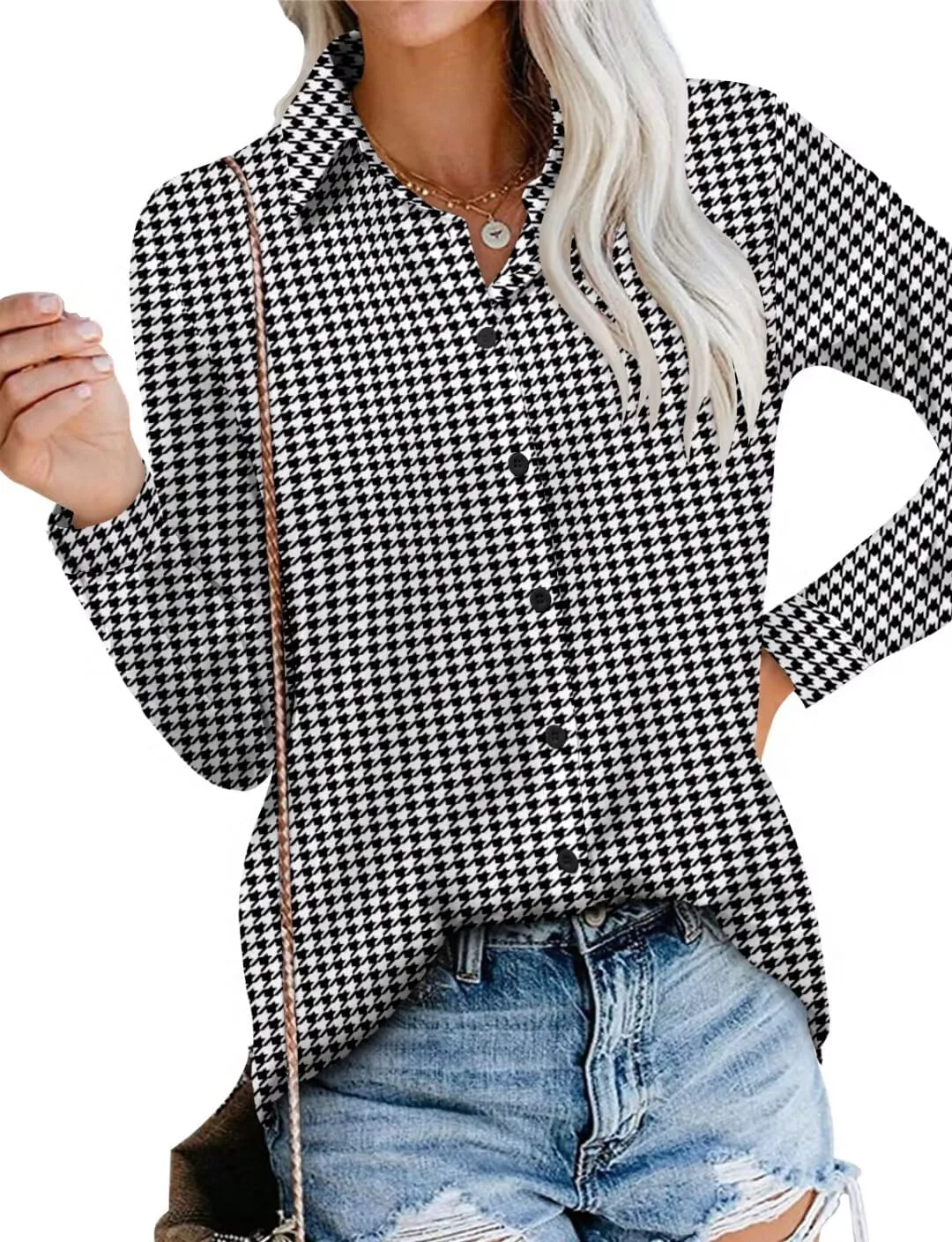 Magritta Long Sleeve Shirts for Women Fashion Button Down Blouse Tops