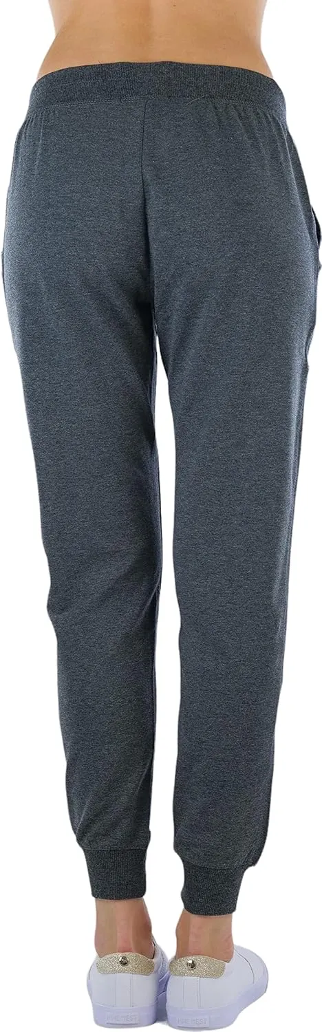 ToBeInStyle Women's Solid Print French Terry Jogger Pants