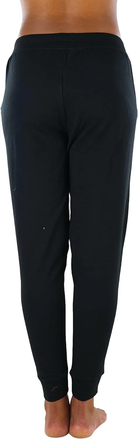 ToBeInStyle Women's Solid Print French Terry Jogger Pants