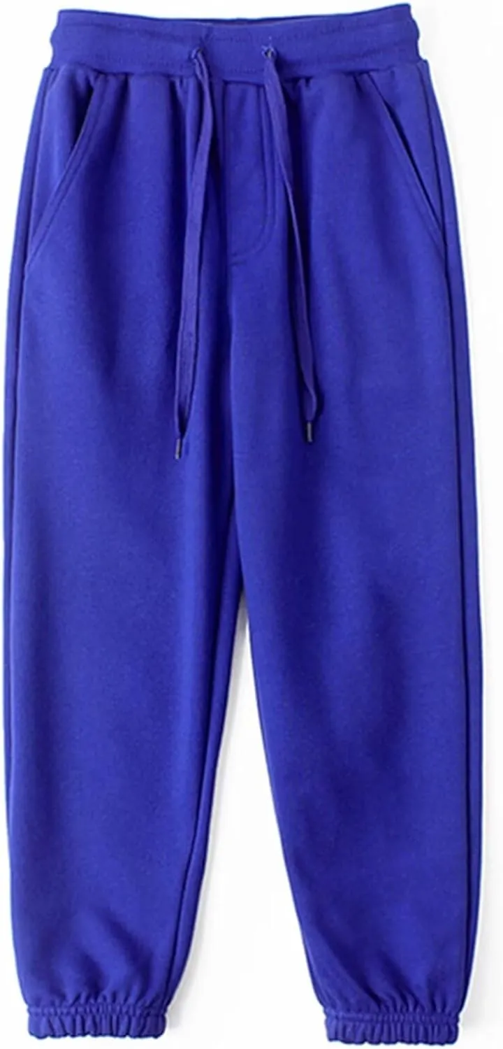 Welity Boys' Cotton Jogger Pants, 4-12 Years